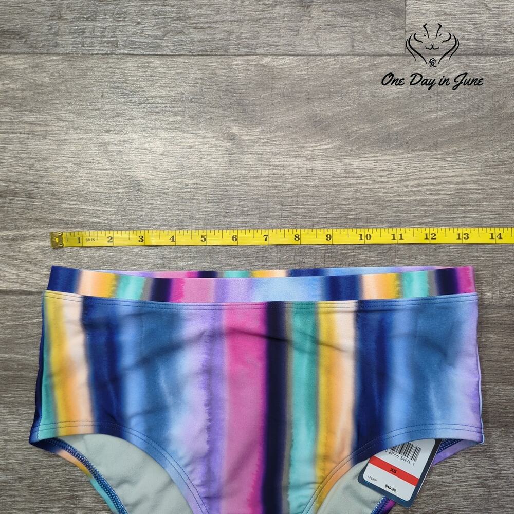 Speedo Porcelain High Waist Bikini Bottom Size XS - Picture 5 of 7